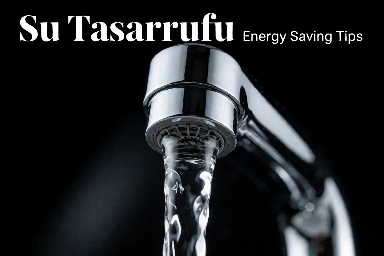 Su Tasarrufu Teknik Görsel